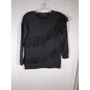 Joe Boxer Top‎ Womens Small Black